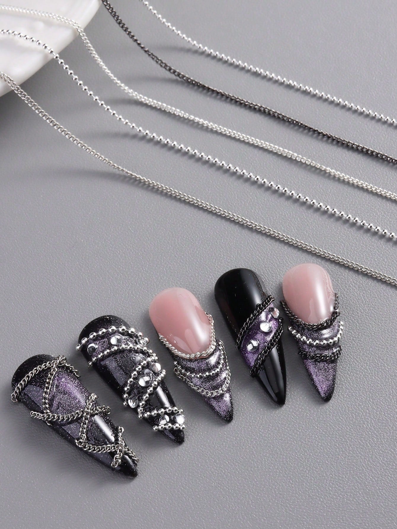 Chain Link Charms | Nail Art Charms | Craft Supplies