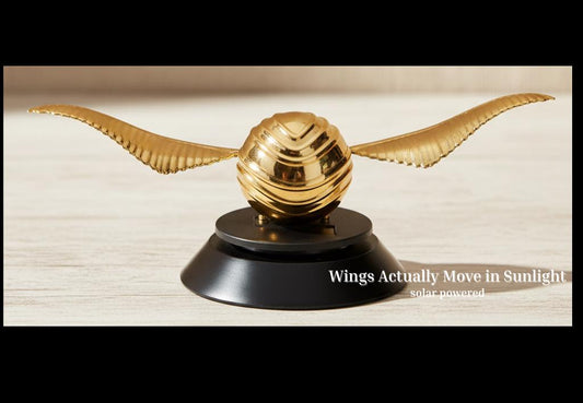 Solar Powered Wizard Car Air Freshener, Moving Wings Dashboard Ornament, Geek Car Accessory Gift for Him, Magical Car Decor, Nerd Gift
