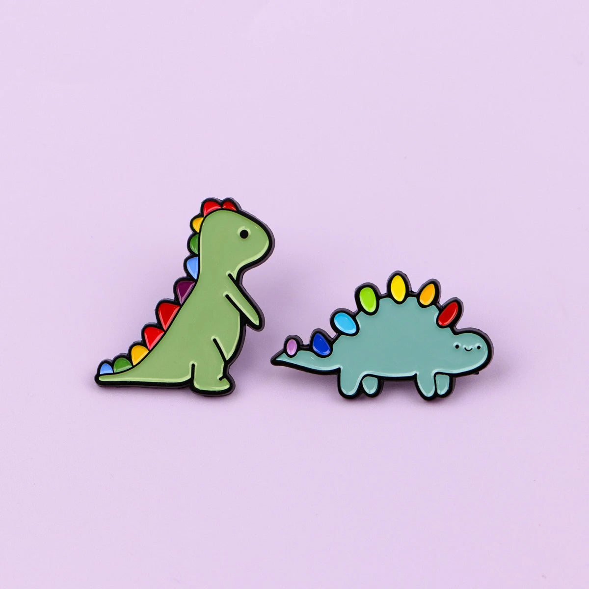 Cute Cartoon Dinosaur Enamel Pins