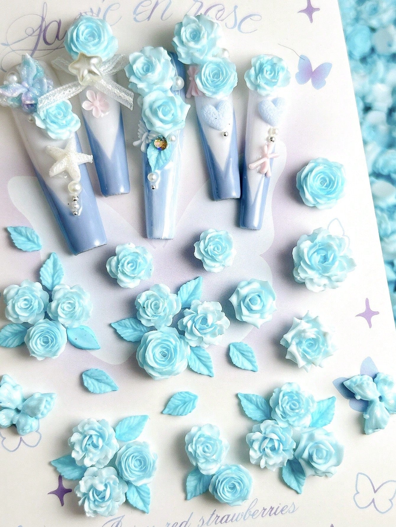 I Buy Myself Flowers | Mixed Flowers Nail Art Charms | 30 PCs