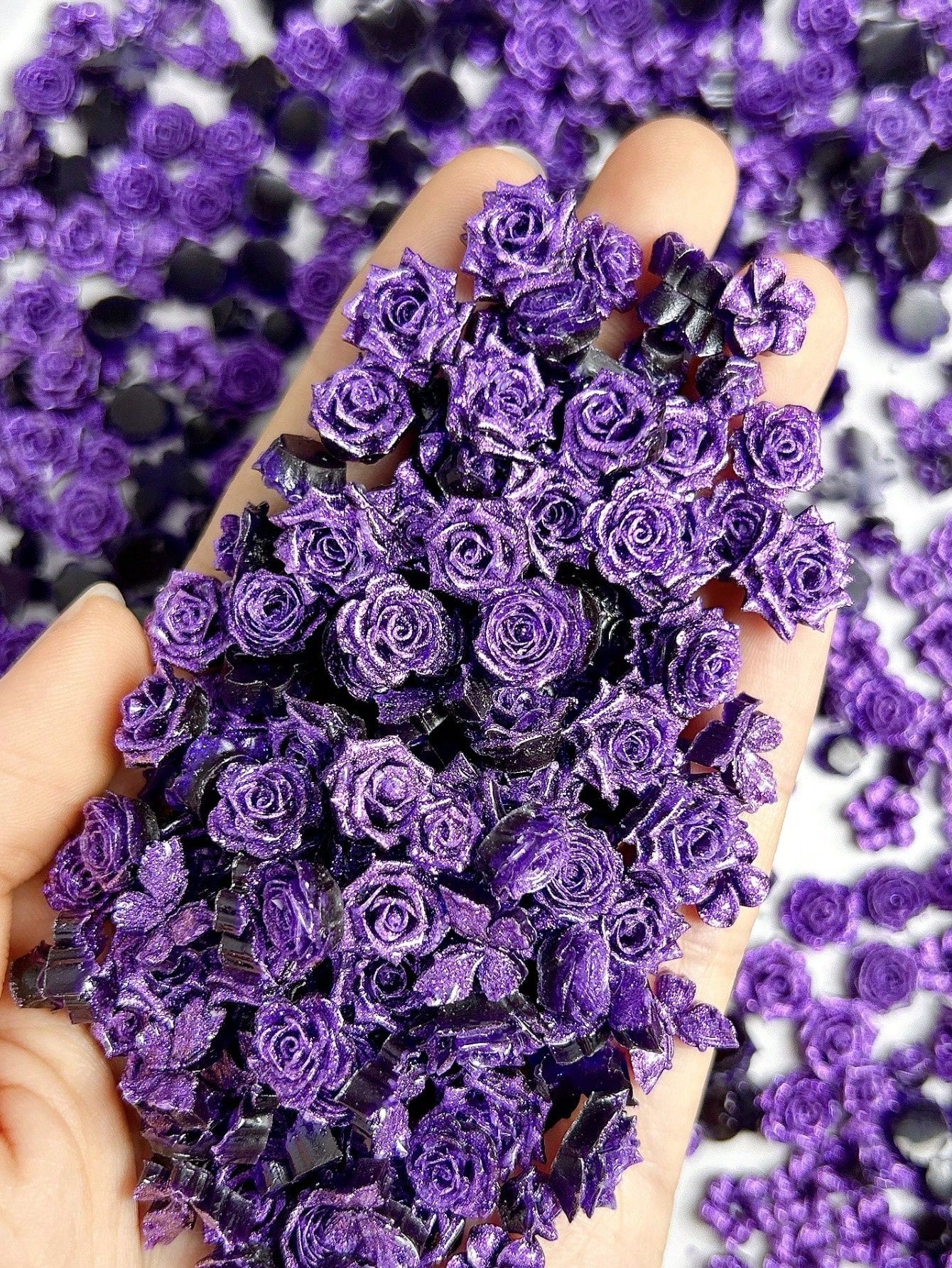 I Buy Myself Flowers | Mixed Flowers Nail Art Charms | 30 PCs