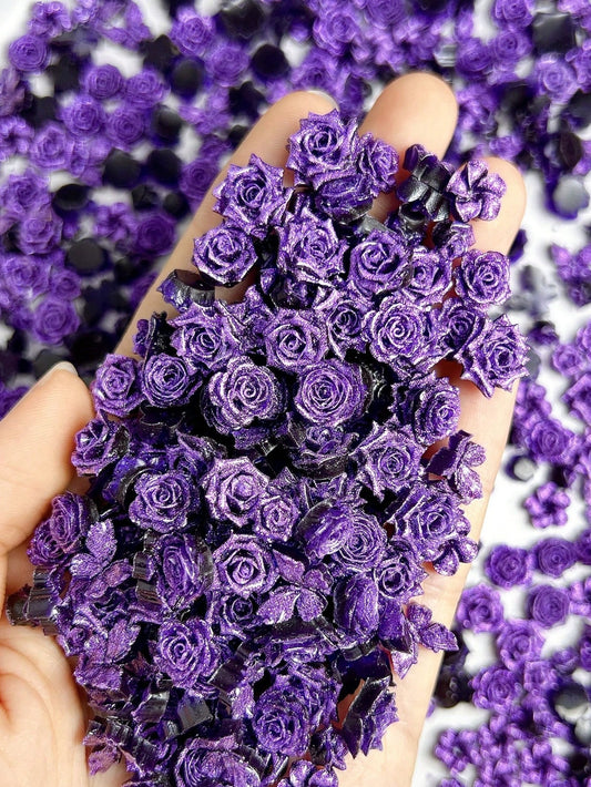 I Buy Myself Flowers | Mixed Flowers Nail Art Charms | 30 PCs