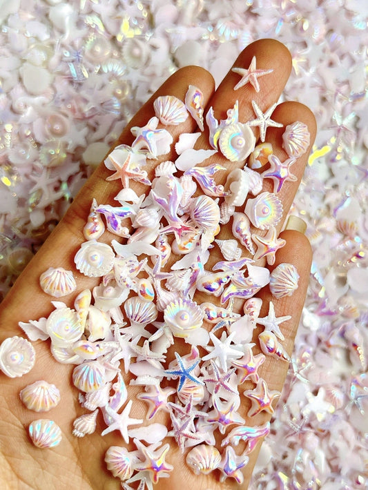 Mermaid Songs Holographic Nail Charms | 30 PCs