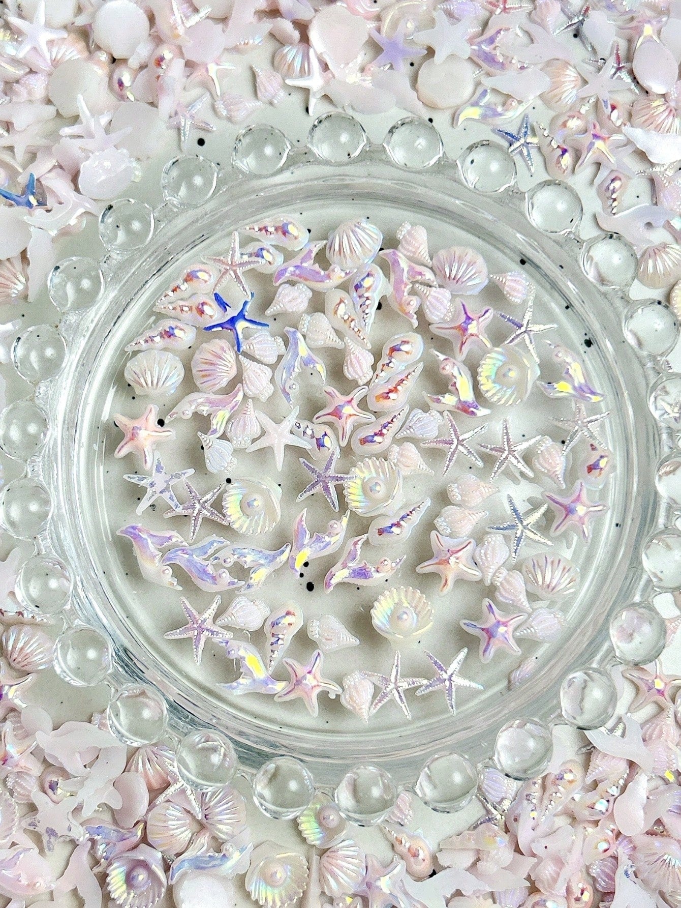 Mermaid Songs Holographic Nail Charms | 30 PCs