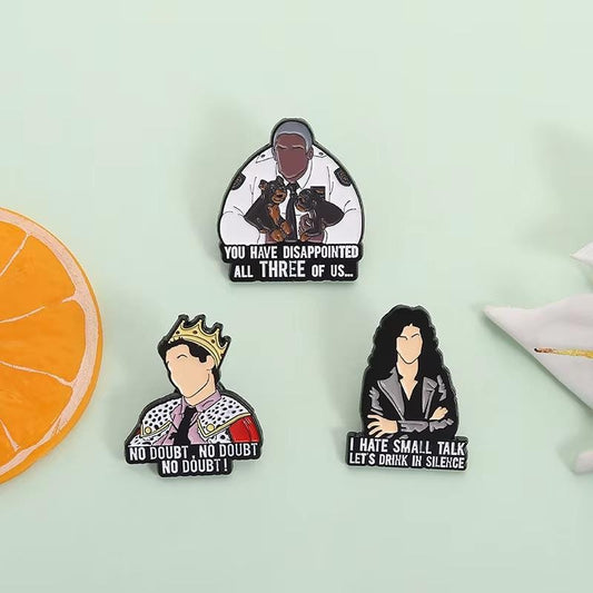 Brooklyn 99 Inspired Enamel Pins