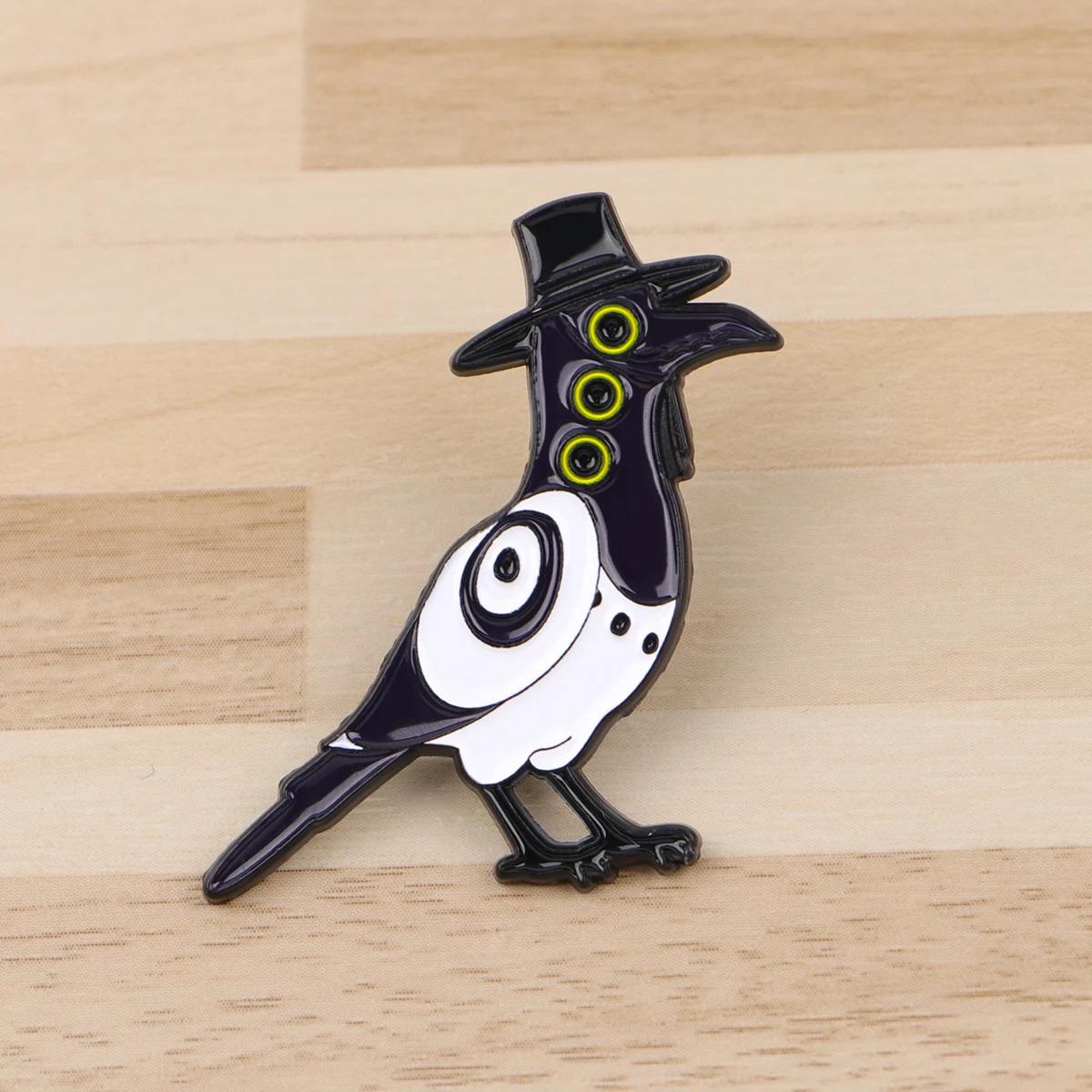 Whimsical Anime & Cartoon Enamel Pins Blue Cats, Soda Pop, Huntax Girls, Detective Bird Buy Individually or Full Set