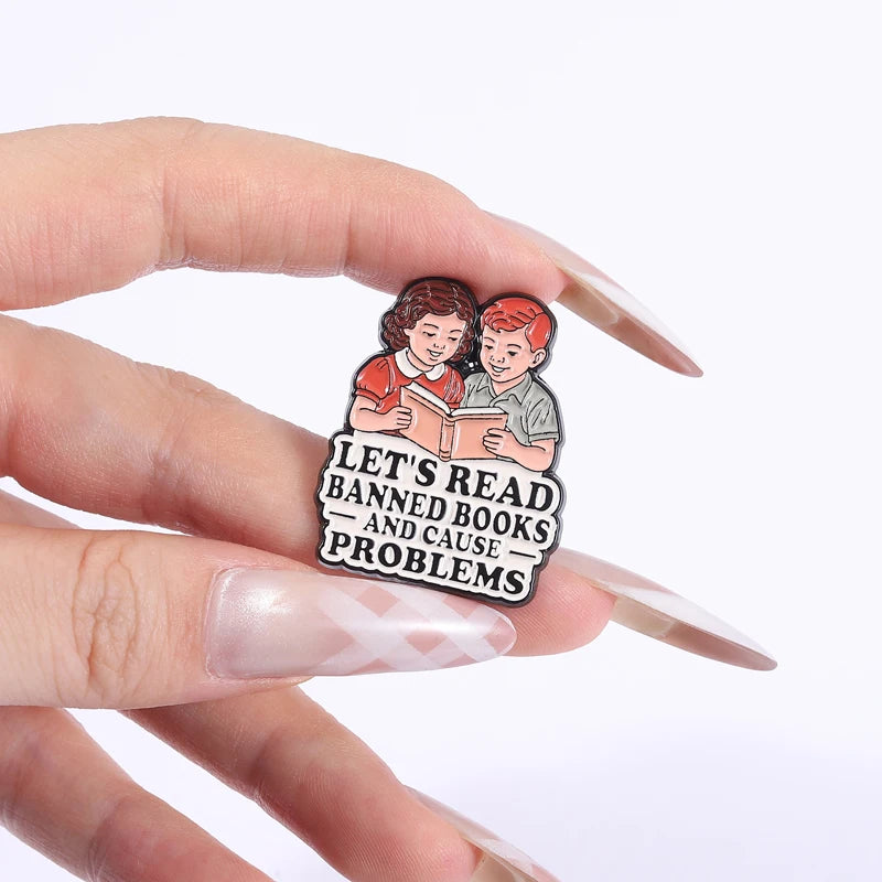 Banned Book Movement Cultural Enamel Pin