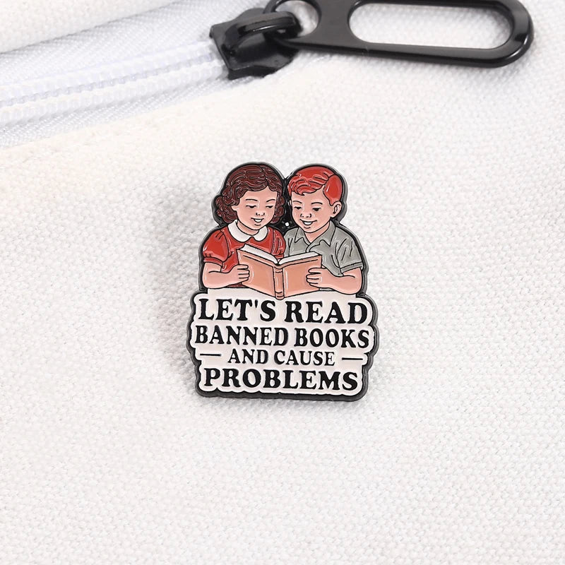 Banned Book Movement Cultural Enamel Pin
