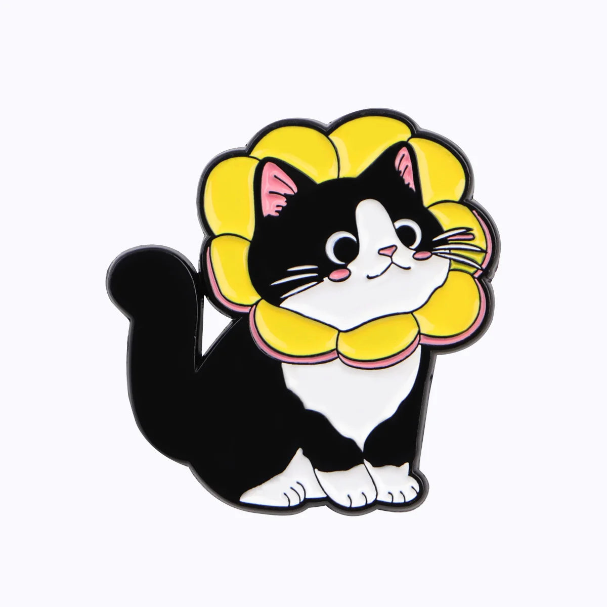 Cute Black Cat Enamel Pin Women's Brooch Cartoon Animals Lapel Pins for Backpacks Jeans Brooches Adorn Jewelry Accessories Gifts
