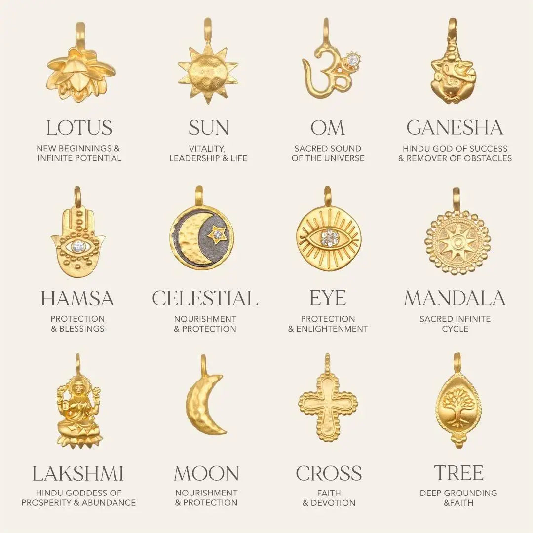 Exquisite Tarnish-free Celestial and Evil Eyes Pendants