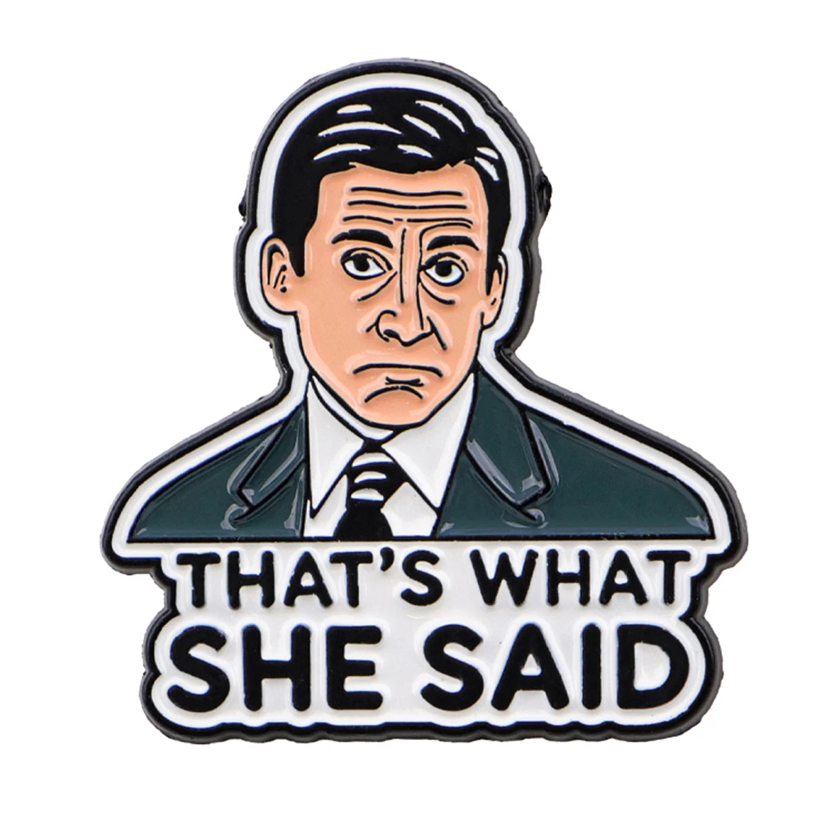The Office Inspired Enamel Pin Funny Quote