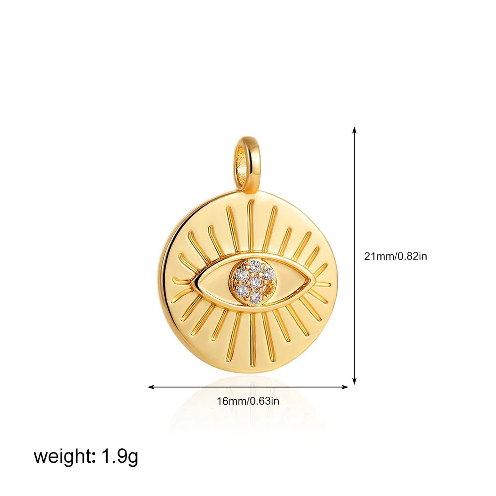 Exquisite Tarnish-free Celestial and Evil Eyes Pendants