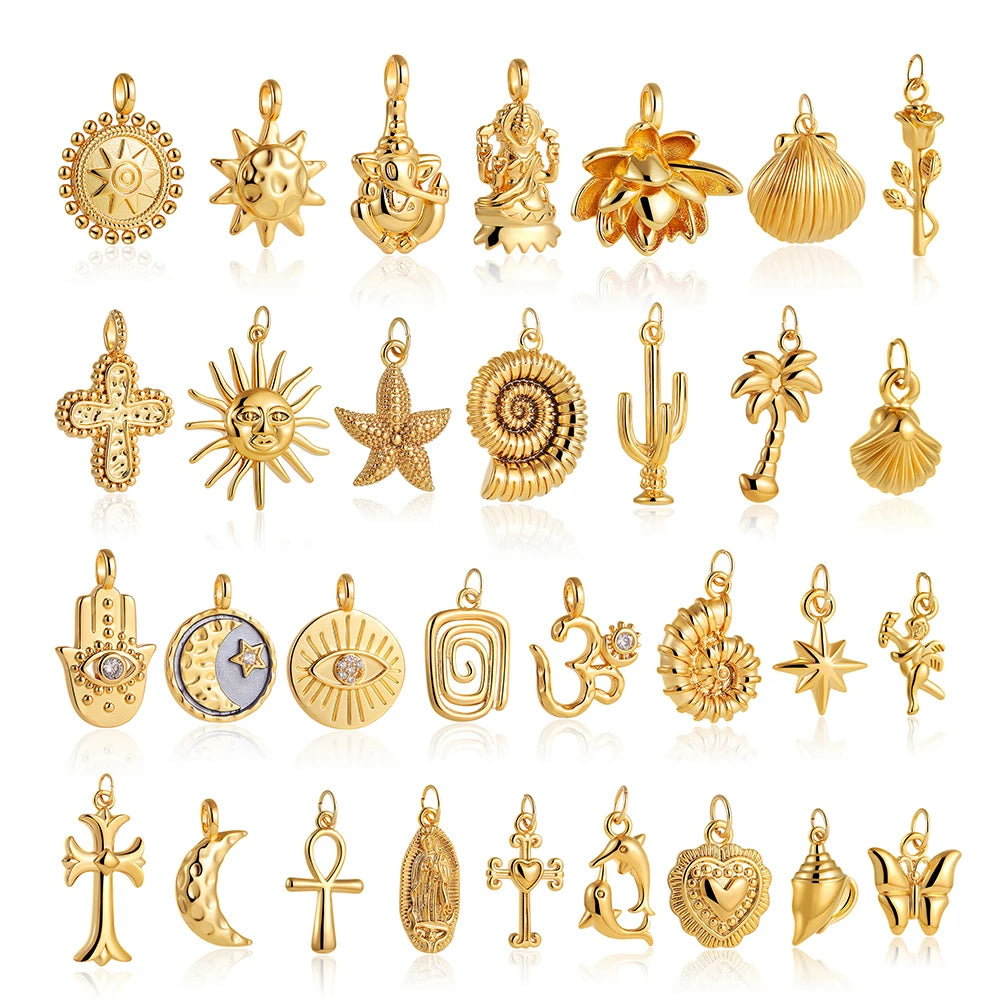 Exquisite Tarnish-free Celestial and Evil Eyes Pendants