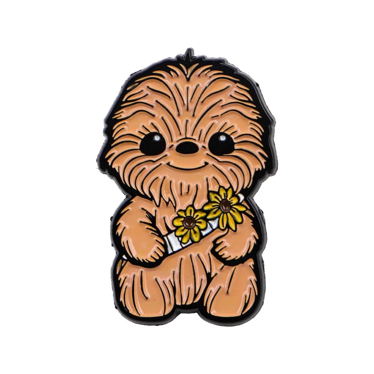 Chibi Star Wars Inspired Enamel Pins Cartoon Jedi, Princess, Droid & Space Characters