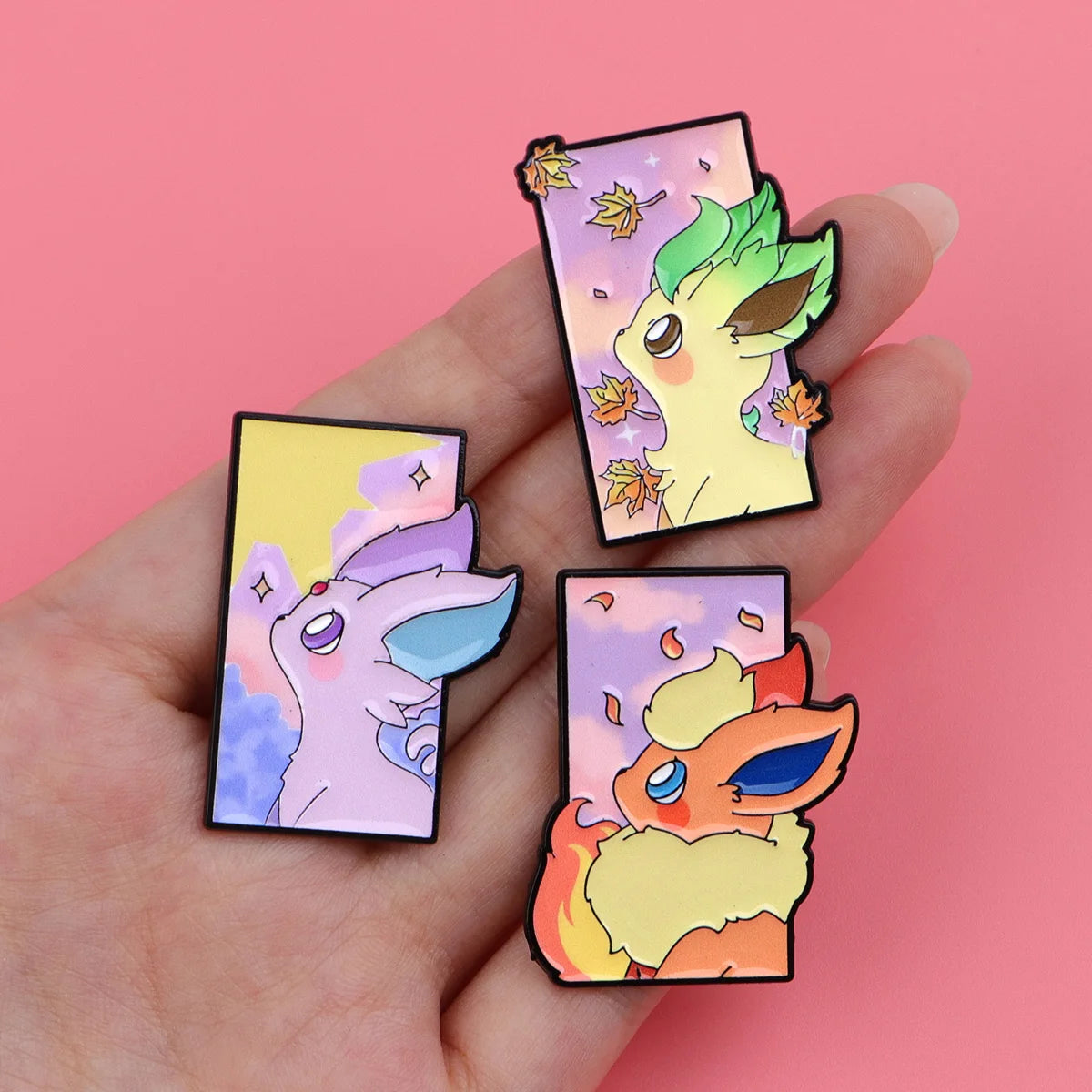 Pokemon Inspired Eevee Evolutions Enamel Pin