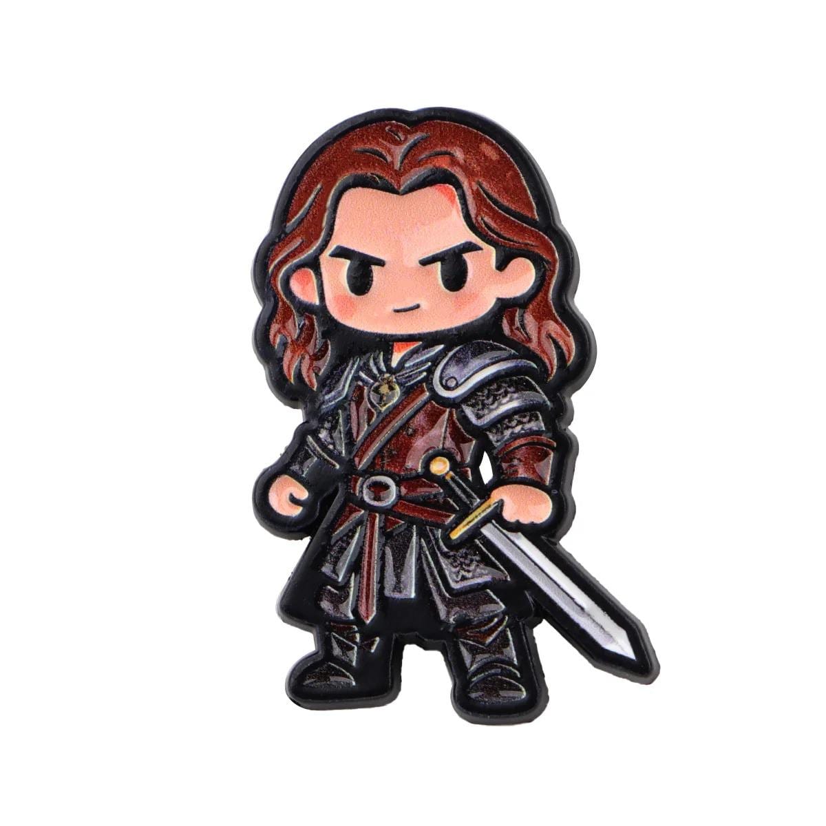 Chibi Lord of the Rings Enamel Lapel Pins - Frodo, Gandalf, Legolas, Aragorn, Gollum