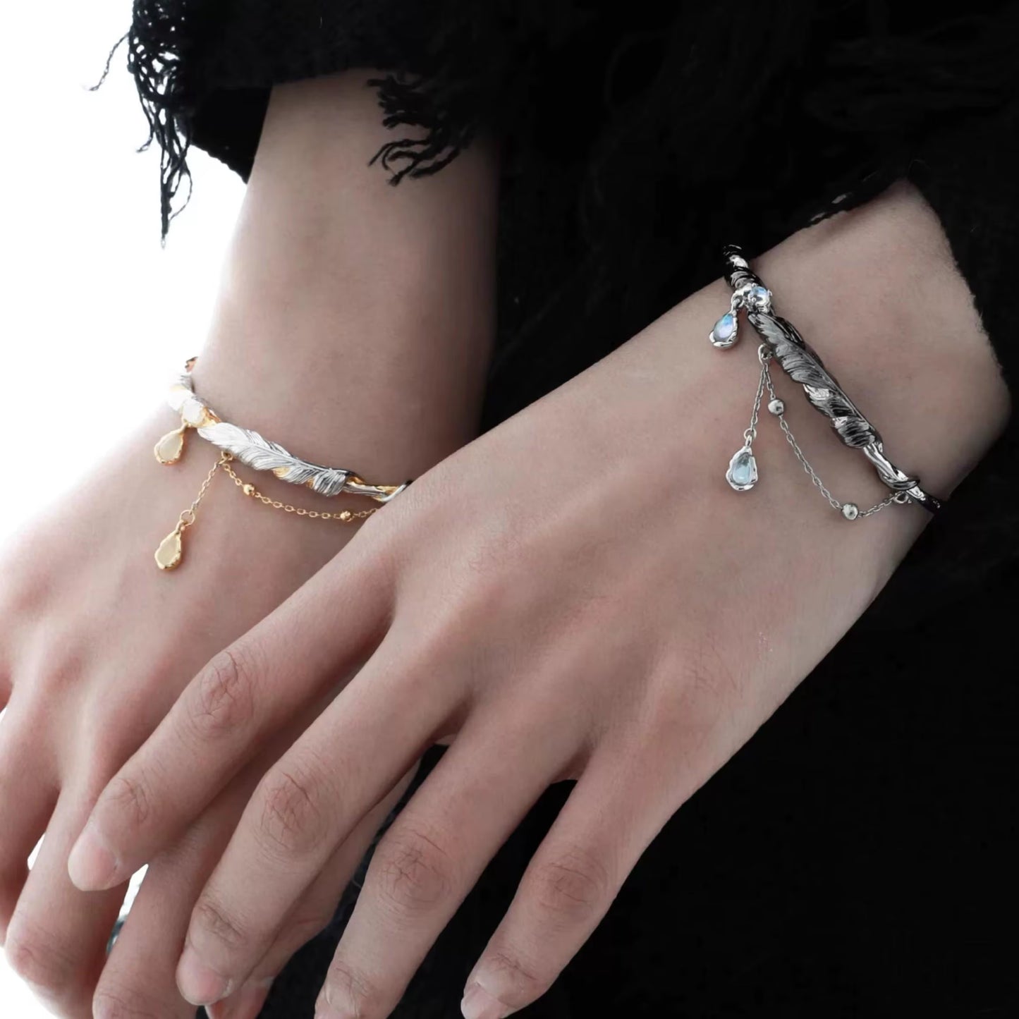 Feather Cuff Bracelet