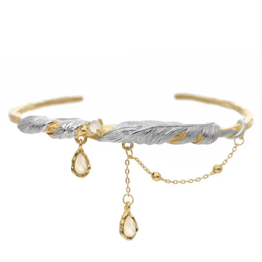 Feather Cuff Bracelet